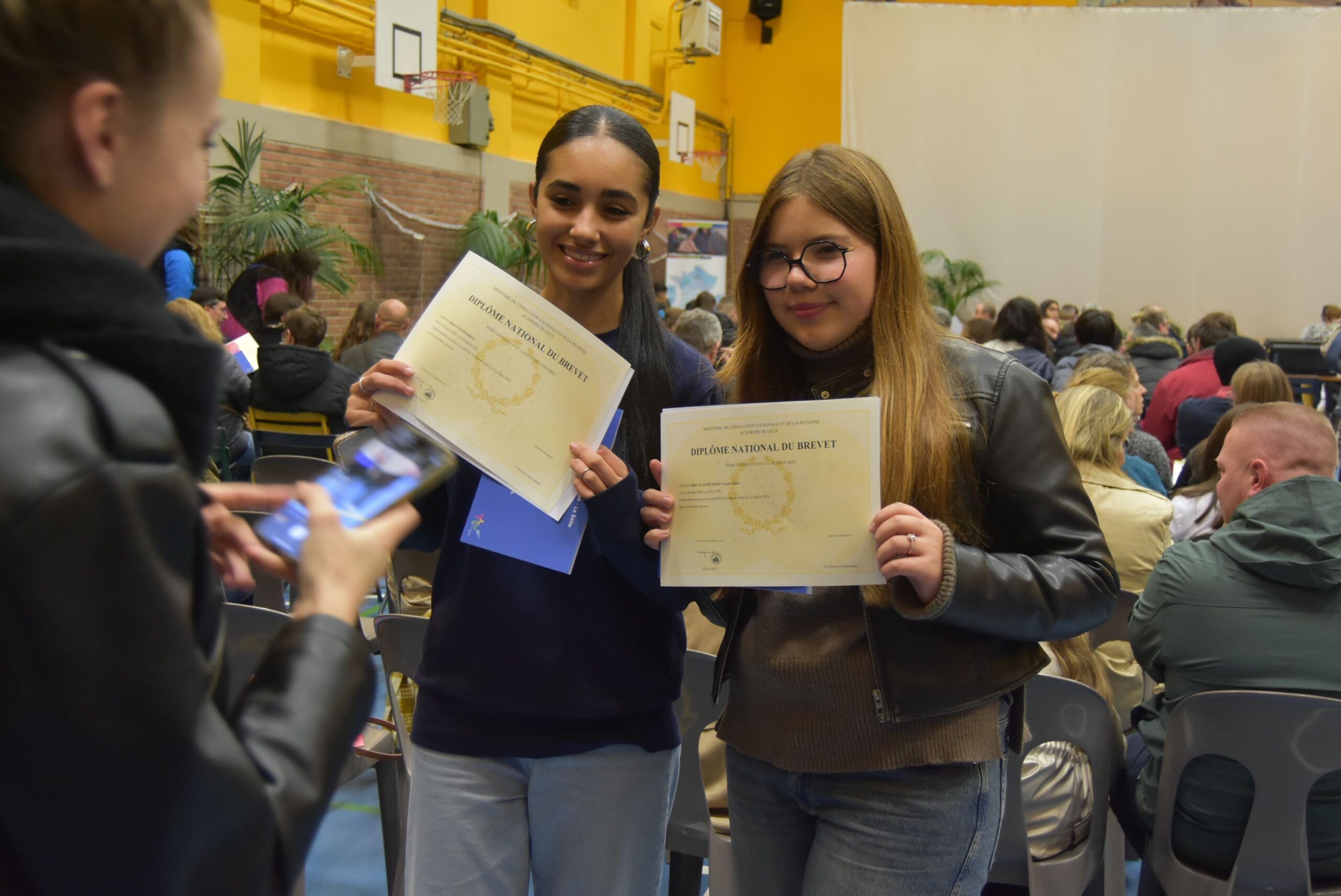 8 novembre : ceremonie de remise des diplomes pour les anciens 3è